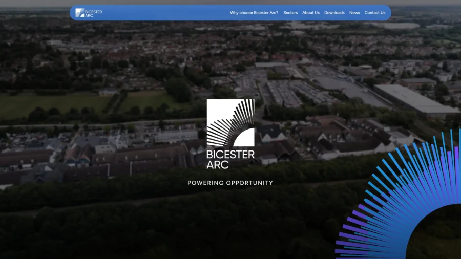 Bicester Arc - website screenshot