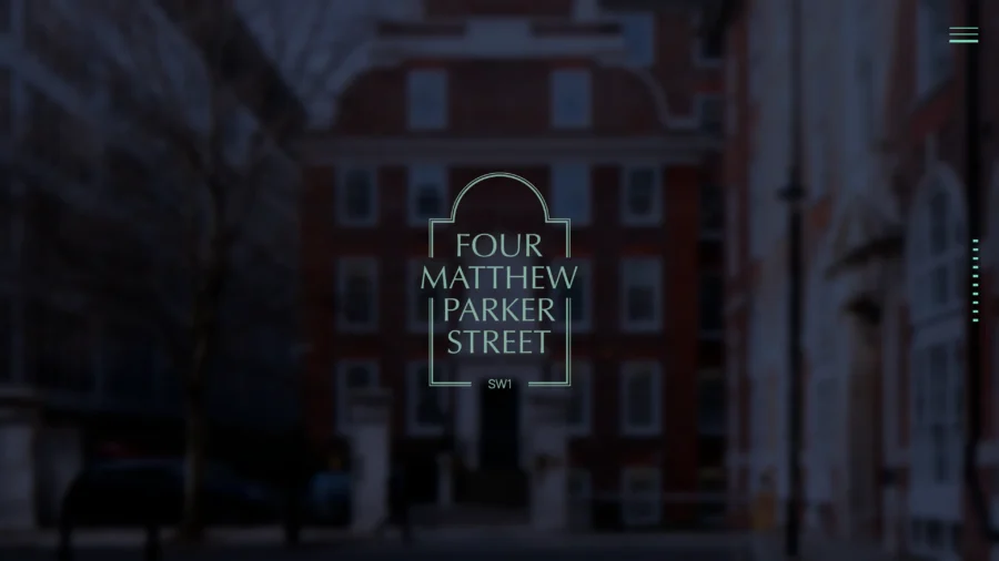 4 Matthew Parker Street - website screenshot